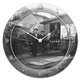 aerial view a group of full color case dial wall clock - 10.75 diameter, image 2 of 4