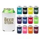 a group of colorful collapsible can cooler