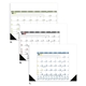 aerial view a group of vinyl corner multi - color desk pad calendar, image 2 of 8