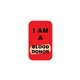 aerial view a group of rectangle laminated plastic lapel pin (0.75x1.25), image 1 of 2