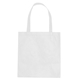 aerial view a white non - woven conference tote bag - multi color choices - 15 x 16, image 1 of 2