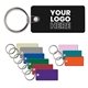 a group of key tag - rectangle w / rc - spot color
