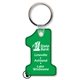 a group of key tag - number one - spot color