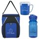 aerial view a group of three - piece lunch cooler kit, image 3 of 14
