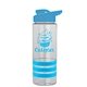 aerial view a group of sergeant stripe - 24 oz tritan(tm) bottle with drink thru lid and stripe bands, image 1 of 11