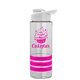 aerial view a group of sergeant stripe - 24 oz tritan(tm) bottle with drink thru lid and stripe bands, image 6 of 11
