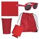 aerial view a group of 5 piece tailgate kit, image 3 of 6
