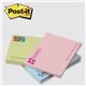 aerial view a group of post - it(r) printed notes 3 x 4 , 25 sheets - recycled, image 3 of 11