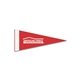 aerial view a group of 5 x 12 colored felt pennant - with 1 sewn strip, image 4 of 5