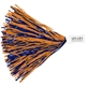aerial view a group of contour handle imprinted pom 500 streamers, image 2 of 5