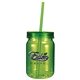 aerial view a group of 24 oz plastic mason jar, full color digital, image 11 of 21