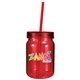 aerial view a group of 24 oz plastic mason jar, full color digital, image 13 of 21