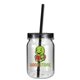 aerial view a group of 24 oz plastic mason jar, full color digital, image 7 of 21