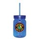 aerial view a group of 24 oz plastic mason jar, full color digital, image 9 of 21