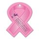 a group of awareness ribbon shaped luggage tag