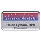 a group of savannah metal name badge (standard size 1-1/2 x 3)