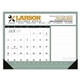 aerial view a group of notes desk pad with vinyl corners calendar, image 1 of 2