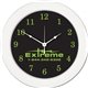 aerial view a group of wall clock - 10 3/4 diameter, image 2 of 2