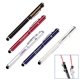 a group of 2 in 1 soft - touch stylus and laser pointer