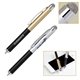 a group of aluminum ballpoint pen with fiber cloth soft - touch stylus