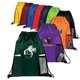 a group of sports drawstring backpack
