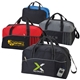 a group of 600d polyester travel duffel bag with velcro closure