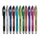 aerial view a group of iwriter silhouette stylus click ball pen, image 1 of 2