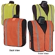 a group of mesh safety vest with stripes