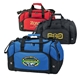 a group of 600d polyester gym bag with zippered compartments