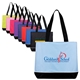 a group of large zippered promo tote