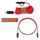 aerial view a group of 10 charging cable snap wrap kit, image 1 of 5