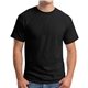 a black hanes(r)- ecosmart(r)50/50 cotton / poly t - shirt