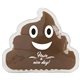 a group of poo emoji gel beads hot / cold pack
