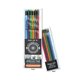 a group of mood pencil w / colored eraser