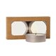 aerial view a group of scented candle 2- pack in kraft window box, image 3 of 5