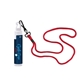 aerial view a group of economy lip balm with cord lanyard, image 2 of 6