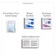 aerial view a group of europa 5 piece kit with 3- ply mask antiseptic wipes in zipper pouch, image 3 of 9
