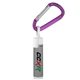 aerial view a group of economy lip balm with carabiner, image 7 of 18