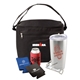 aerial view a group of everything but the beer embroidered duffel bag gift set, image 1 of 3