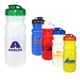 aerial view a group of 20 oz cycle bottle with flip top cap, image 1 of 6