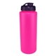 aerial view a group of 32 oz sports bottle with flip top cap, image 13 of 15