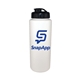 aerial view a group of 32 oz sports bottle with flip top cap, image 8 of 15
