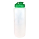 aerial view a group of 32 oz sports bottle with flip top cap, image 9 of 15