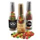a group of champagne bottle w / teenee beanee jelly beans