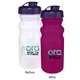 aerial view a group of sun fun 20 oz cycle bottle with flip top cap, full color digital direct, image 4 of 16