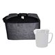 aerial view a group of x line lunch cooler and soup set, image 14 of 14