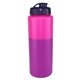 aerial view a group of mood(tm) 32 oz sports bottle with flip top cap, image 16 of 17