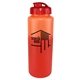 aerial view a group of mood(tm) 32 oz sports bottle with flip top cap, image 4 of 17
