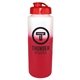 aerial view a group of mood(tm) 32 oz sports bottle with flip top cap, image 7 of 17