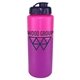 aerial view a group of mood(tm) 32 oz sports bottle with flip top cap, image 8 of 17